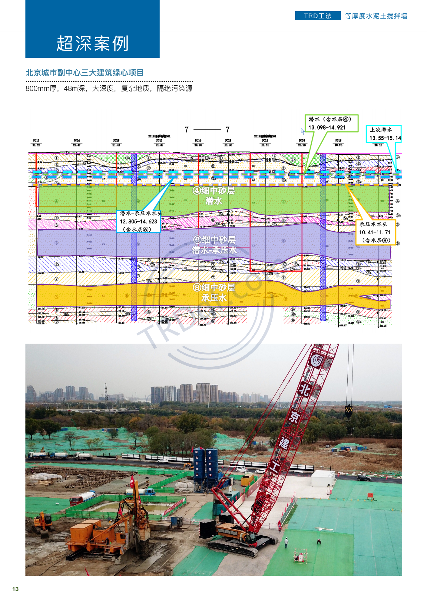 德泓建設(shè) TRD工法，橋隧工程、深基坑圍護(hù)、土壤治理、水利防滲